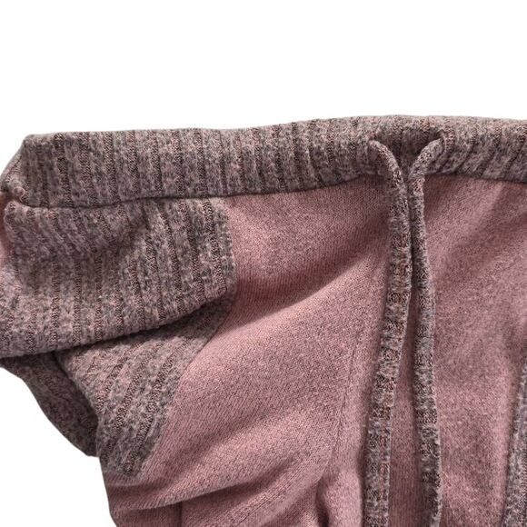 Lucky Brand Women's Size Small Pink Ribbed Matching Lounge Set - Picture 7 of 8